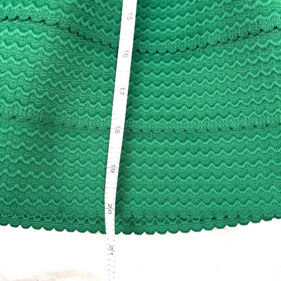 Anthropologie "Girls from Savoy" women's ponte bell skirt green XS/S, stretch - Picture 12 of 14